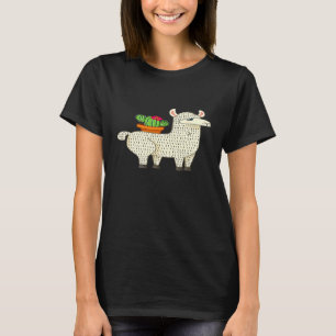 Camiseta Drama Llama sobre Mulheres de Cactus Sucultas Home