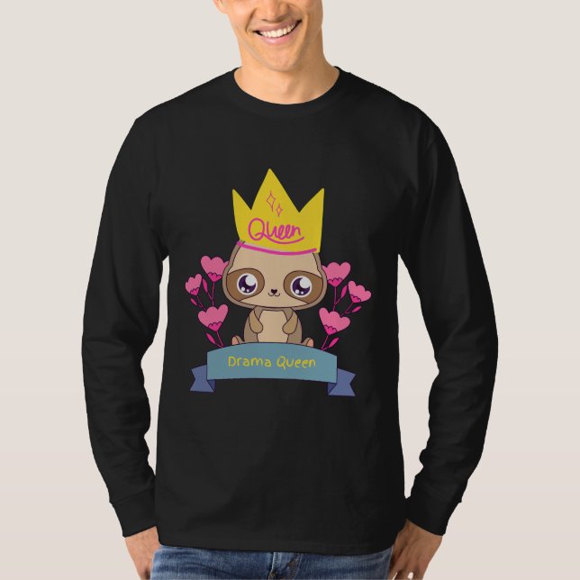 Camiseta Drama Queen Sloth (Frente)