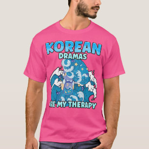 Camiseta Dramas Coreanos São Minha Terapia K-Drama K-Pop