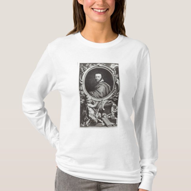 Camiseta Dramaturgo do inglês de Ben Jonson (Frente)