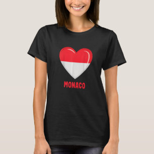 Camiseta Drapeau de Mônaco Monacan
