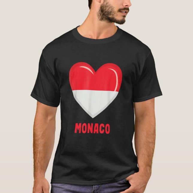 Camiseta Drapeau de Monaco Monacan (Frente)