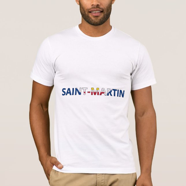 Camiseta Drapeau saint Martin (Frente)