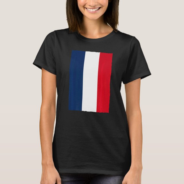 Camiseta Drapeau Tricolore Bandeira Nacional Francesa Franç (Frente)
