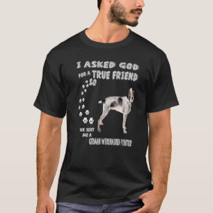 Camiseta Drathar Dog Mãe Pai Impressão Cute Alemão Cabeado