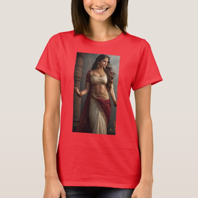 Camiseta Draupadi: Rainha sem rosto de Mahabharata (Frente)