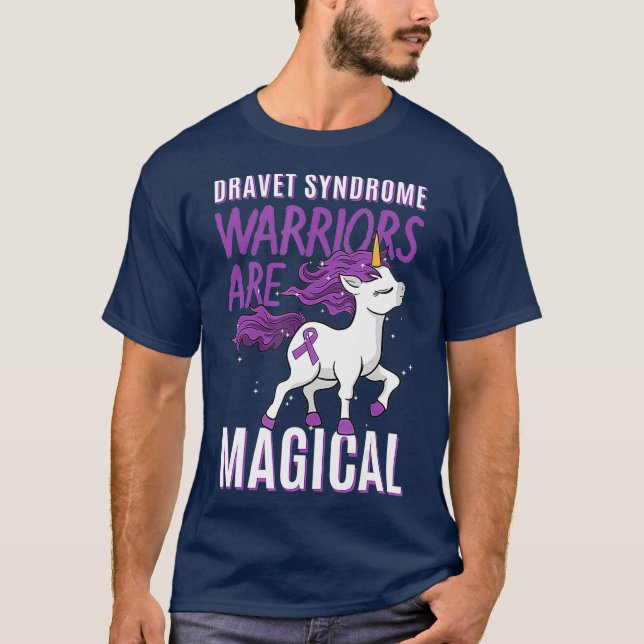 Camiseta Dravet Syndrome Guerreiro SMEI Infância Epilepsia (Frente)