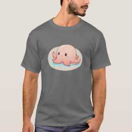 Camiseta Drawing of a pink Baby Octopus