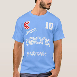 Camiseta Drazen Petrovic Retro Croácia Basball Jersey