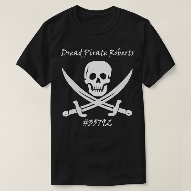 Camiseta Dread Pirate Roberts 35792 (Frente do Design)