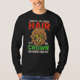 Camiseta Dreadlock Hairstyle Rastafari Loc'd Up Afro Hair