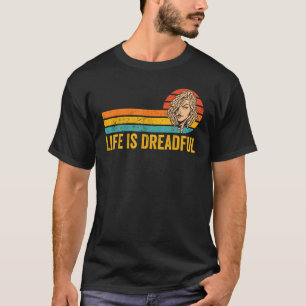 Camiseta Dreadlocks Dreads Rastafari Rasta A Vida É Terríve
