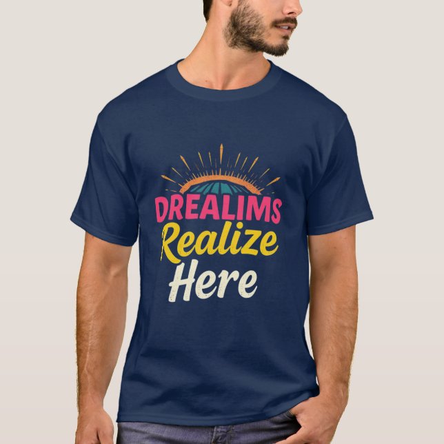 Camiseta Drealims Realize Aqui (Frente)