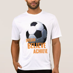 Camiseta Dream Acredita Em Achieve Futebol