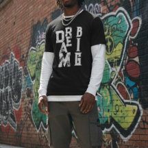 Dream Big | aspas inspiradoras a preto