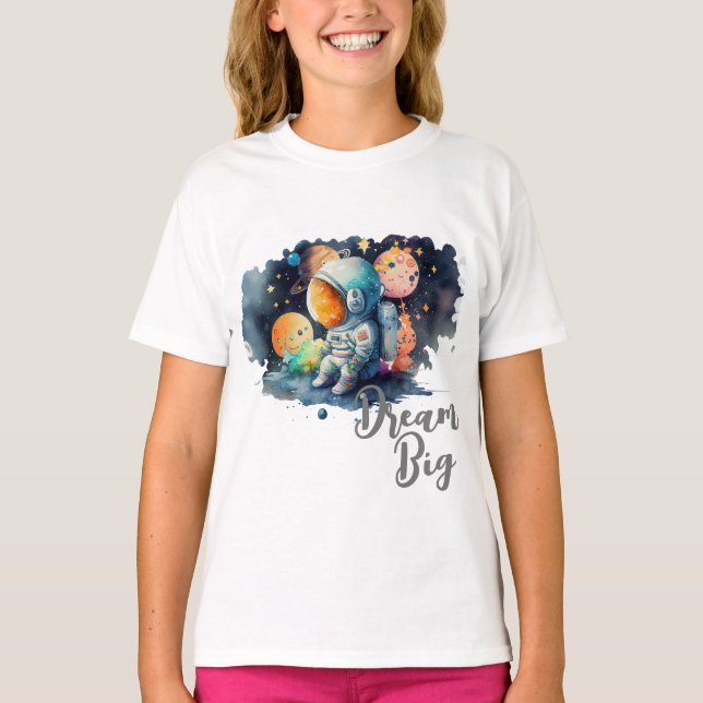 Camiseta Dream Big Astronauta (Frente)