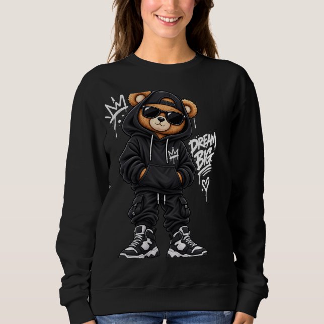 Camiseta   Dream Big Bear Street Style (Frente)