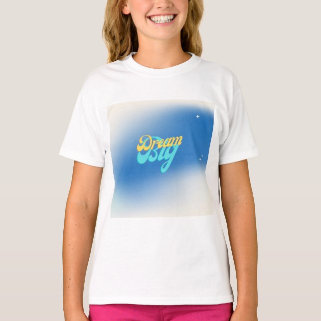 Camiseta Dream Big Blue (Frente)