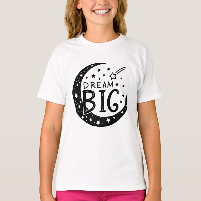 Camiseta Dream Big Celestial Night (Frente)