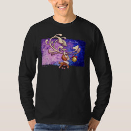 Camiseta DREAM BIG CHRISTMAS REINDEER de Jeff Willis Art