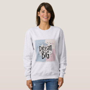 Camiseta Dream Big - Design de Tipografia Motivacional