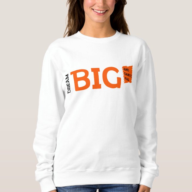 Camiseta Dream Big Motivation (Frente)