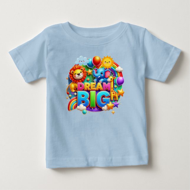 Camiseta "Dream Big: Rainbow Joy Tee" (Frente)