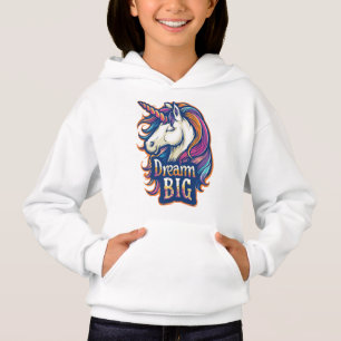 Camiseta Dream Big - Rainbow Unicorn Magic
