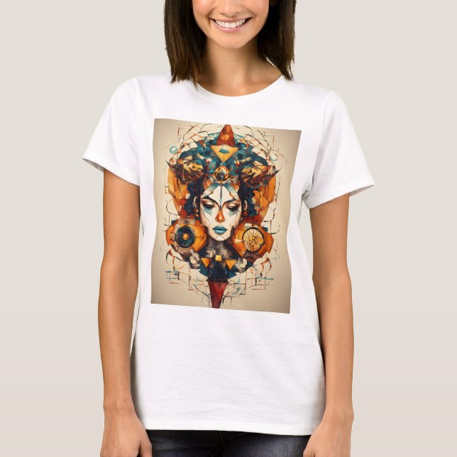 Camiseta "Dream Catcher Polynésia Tattoo Design - Mulheres (Frente)