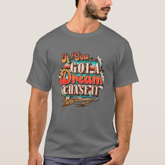 Camiseta Dream Chase 'Até que você não possa, Country Weste (Frente)