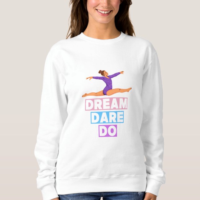 Camiseta Dream Dare Do - Ginástica Motivacional (Frente)