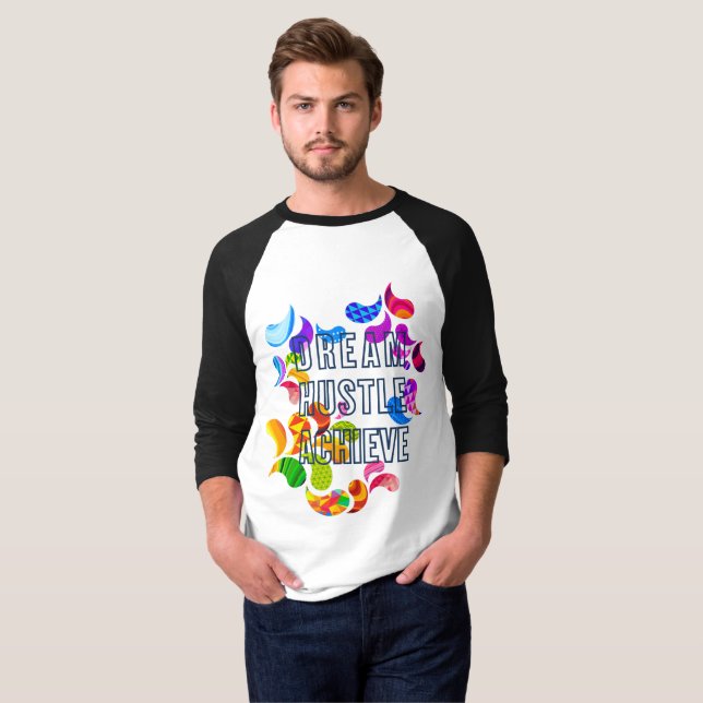 Camiseta Dream Hustle Achieve (Frente Completa)