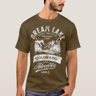 Camiseta Dream Lake Rocky Mountain National Park Distressed