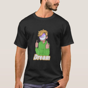 Camiseta Dream Merch Smp Cosplay Japonês Play Gamer Para Fa