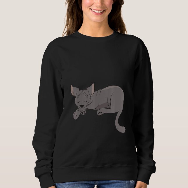 Camiseta Dream Sleep, Oriental Shorthair Cat, Cat Sleep (Frente)