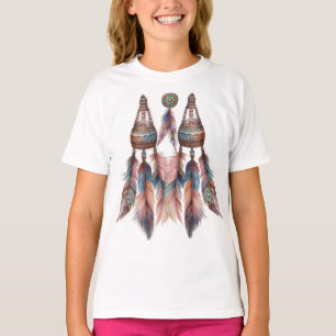 Camiseta Dreamcatcher num tema boêmico