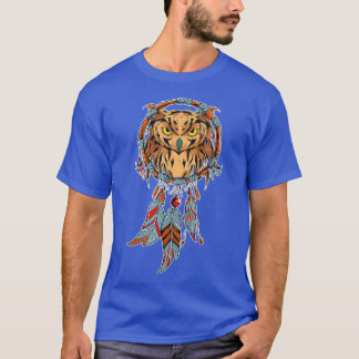 Camiseta Dreamcatcher Owl Forest Pird Animal Predator Owl
