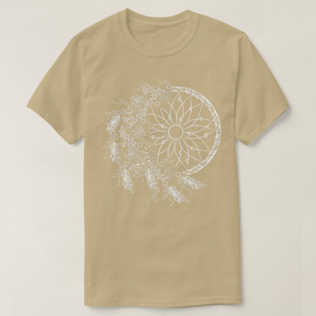 Camiseta Dreamcatcher Zen Meditation Boho Bohemian (Frente do Design)
