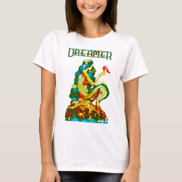Camiseta Dreamer ~ Vintage Sereia Redesenhada por Aleta
