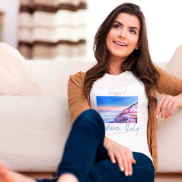 Camiseta Dreaming of Sunset Over Positano, Itália