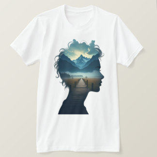 Camiseta Dreamscape In - Dupla Exposição Lan Silhouette