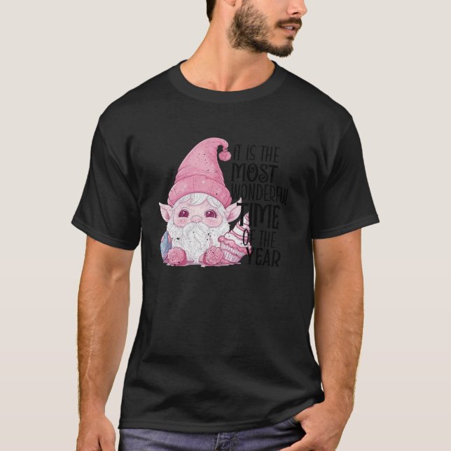 Camiseta Dreamush Blush Christmas Snowman (Frente)