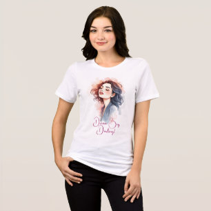 Camiseta Dreamy Elegant Woman Art
