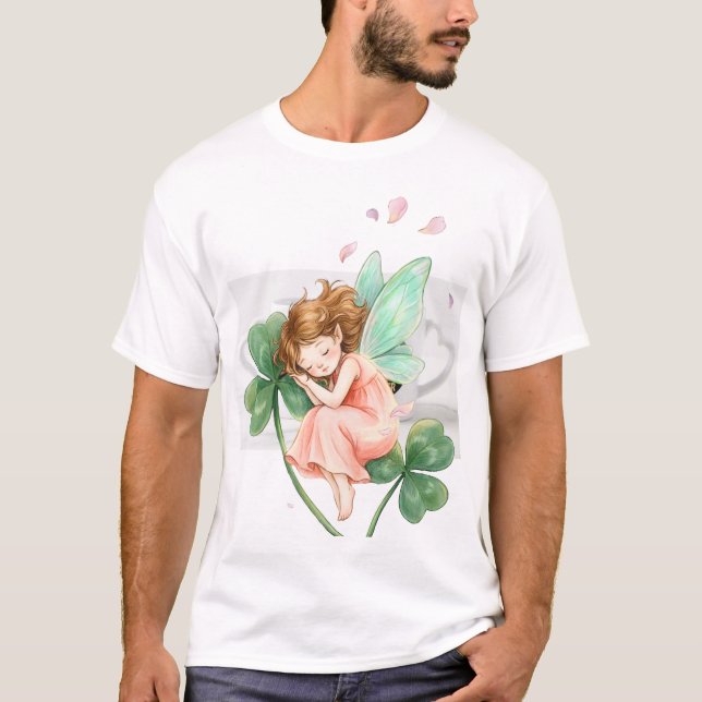 Camiseta Dreamy Fairy With Clover Magic Dancing (Frente)