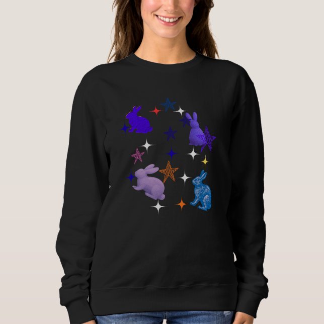 Camiseta Dreamy Galaxy Bunnies (Frente)