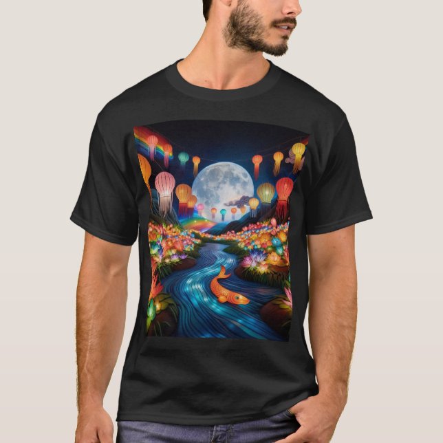 Camiseta Dreamy Nightscape (Frente)