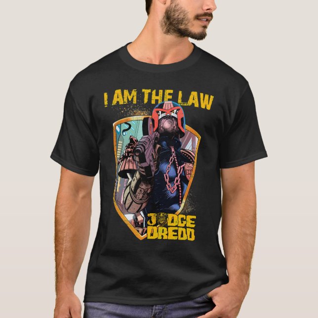 Camiseta Dredd - Sou O Presente De Lei Para Os Fãs, Present (Frente)