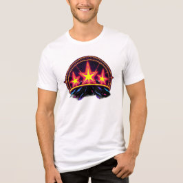 Camiseta „Drei Sterne – Lichtpfad am Himmel“