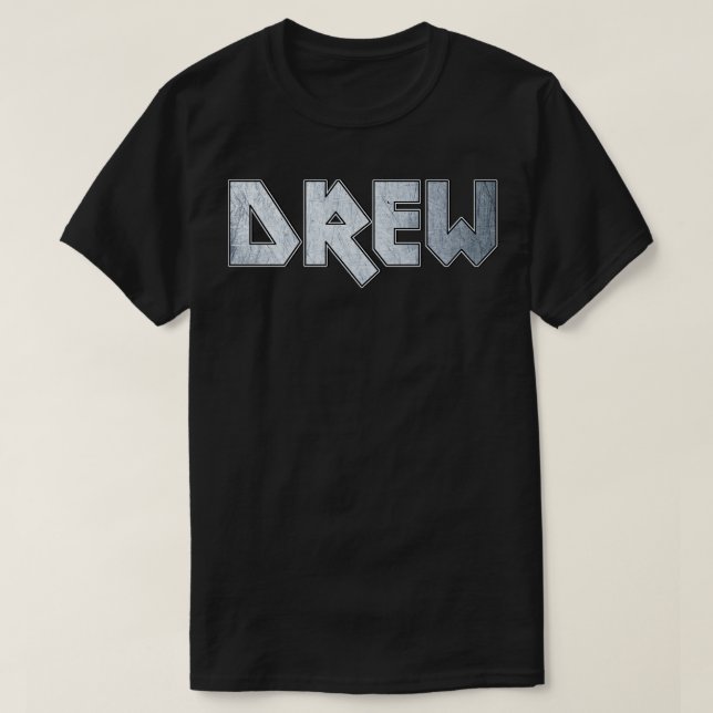Camiseta Drew de metal pesado (Frente do Design)