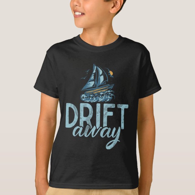 Camiseta Drift Away Boating  (Frente)